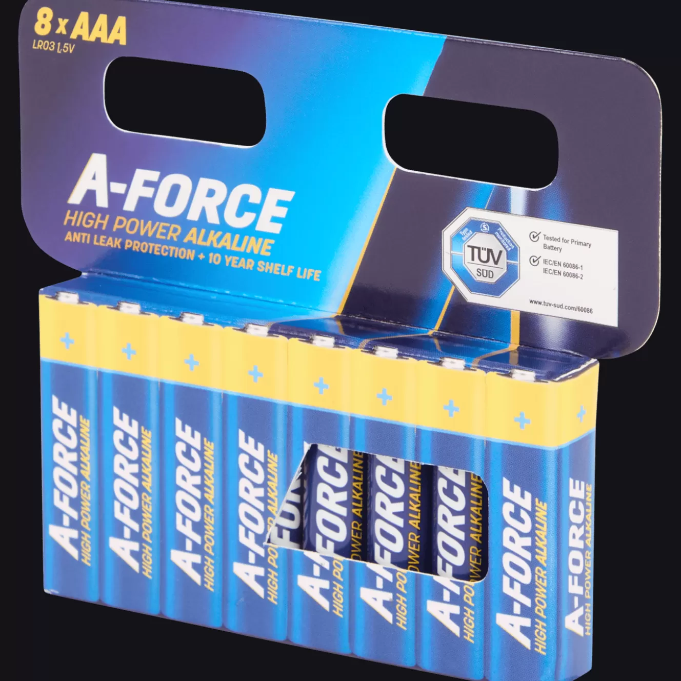 A-Force High Power Alkaline batterijen AAA