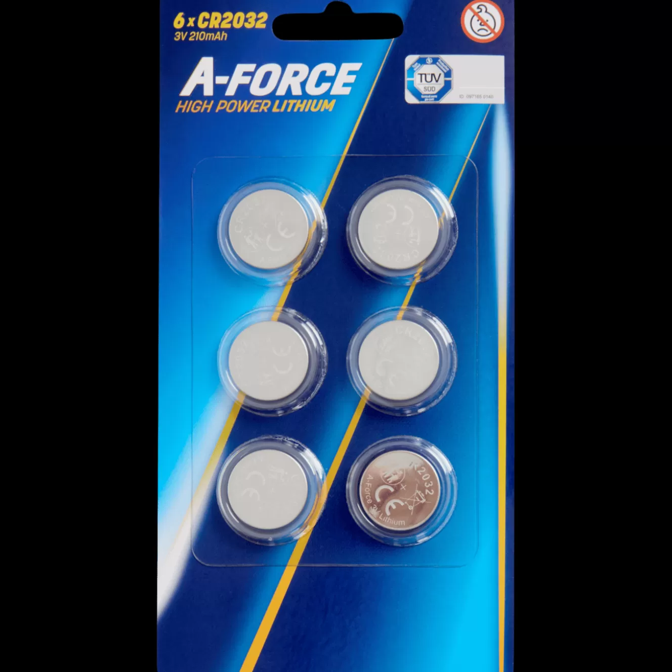 A-Force knoopcelbatterijen CR2032