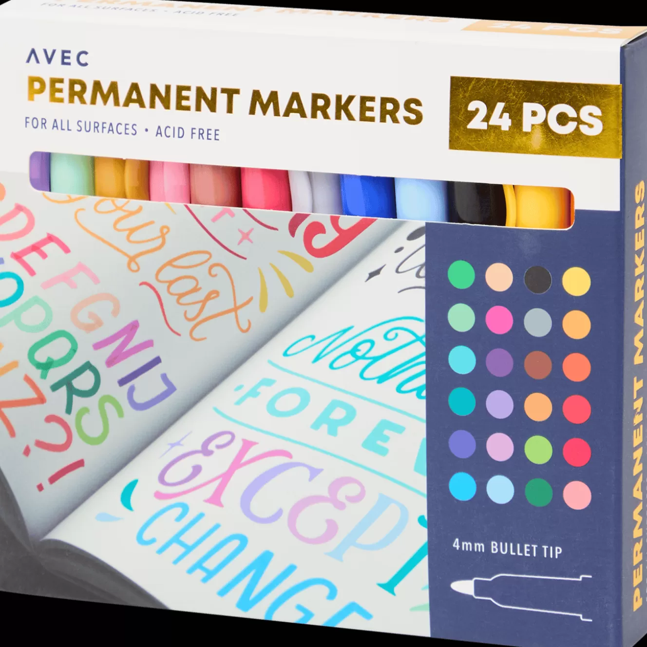 Action Avec permanent markers