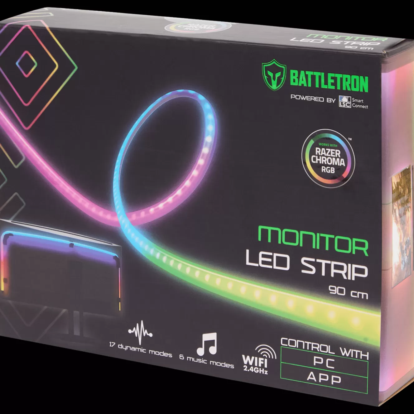 Battletron monitor ledstripverlichting