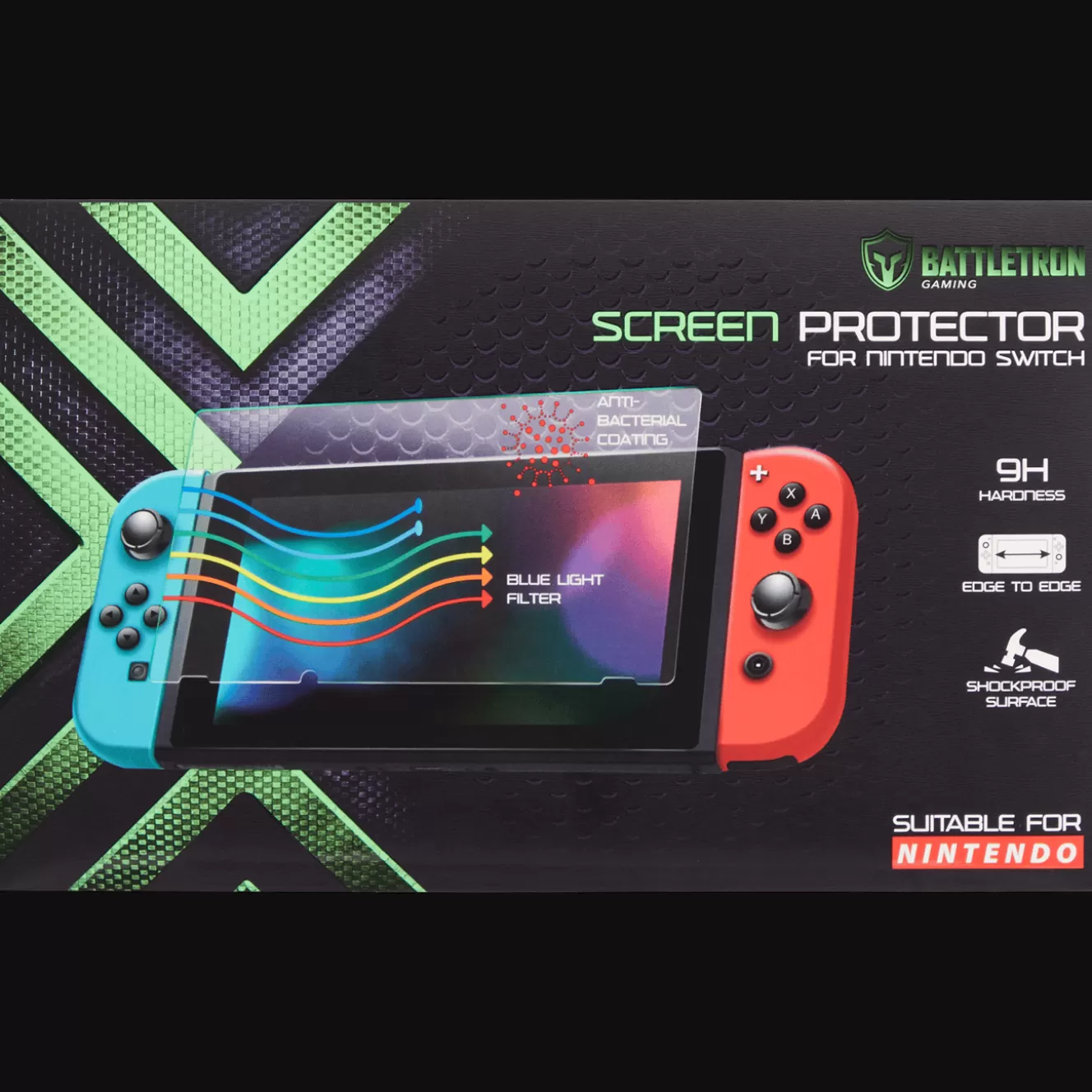 Battletron screenprotector Nintendo Switch