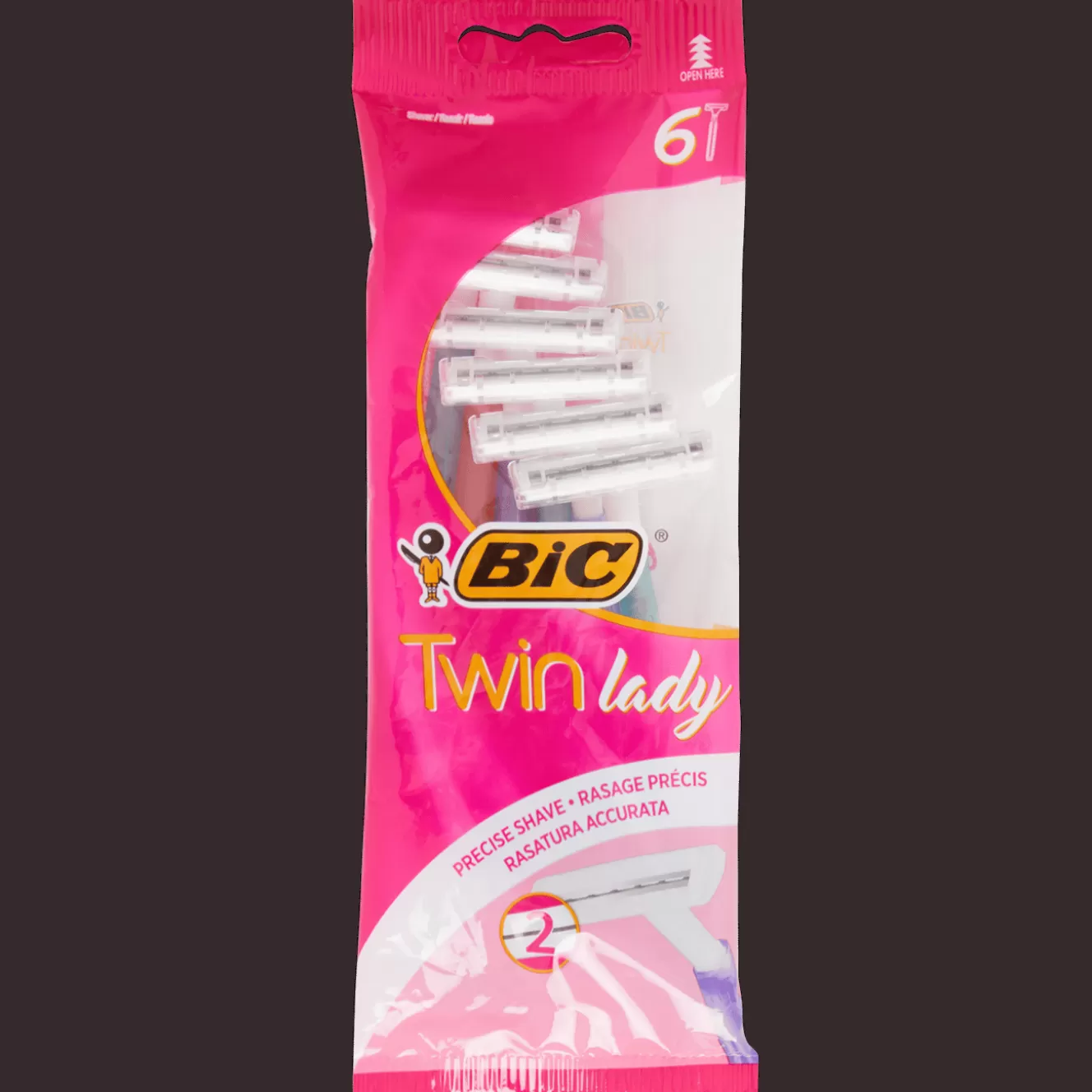 Heren BIC scheermesjes Twin Lady