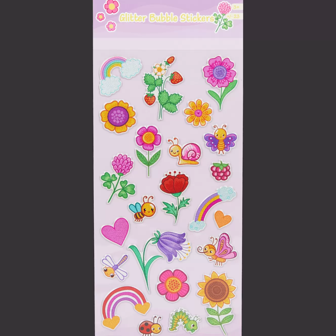 Action Craft Universe Glitter Bubble stickers