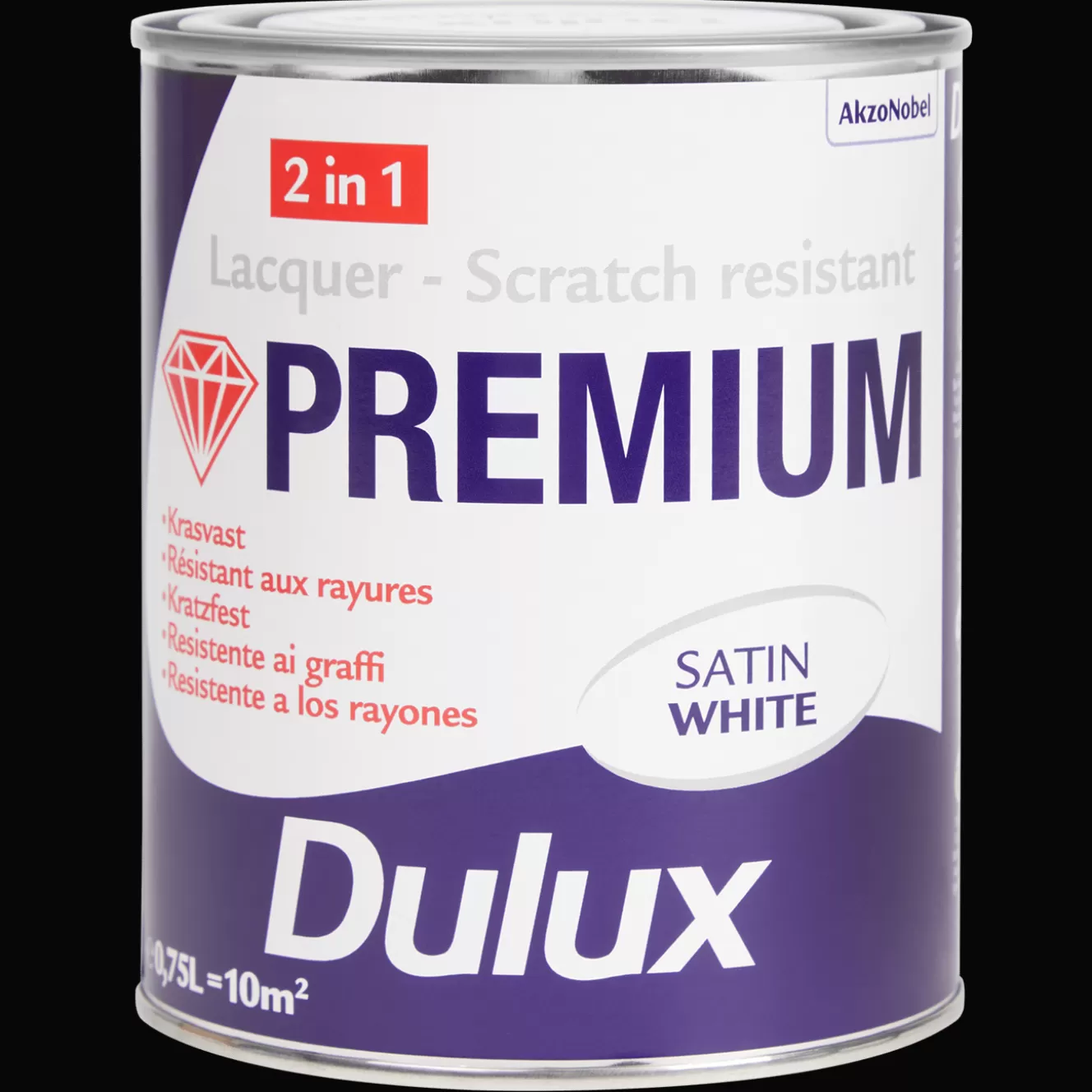 Dulux Premium acryllak satin white