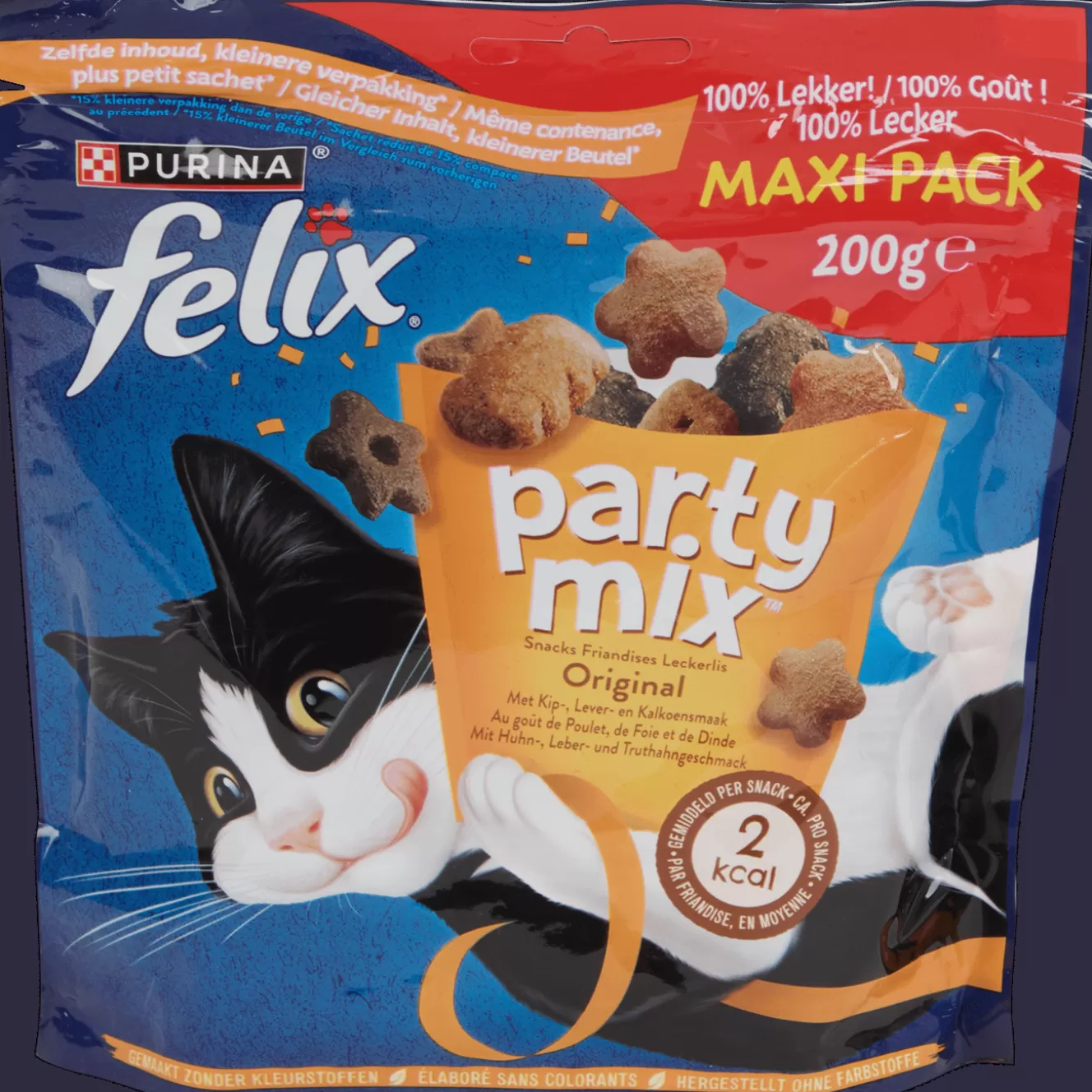 Felix Party Mix kattensnacks Original