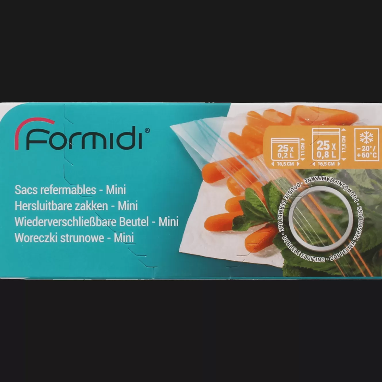 Action Formidi hersluitbare vershoudzakken