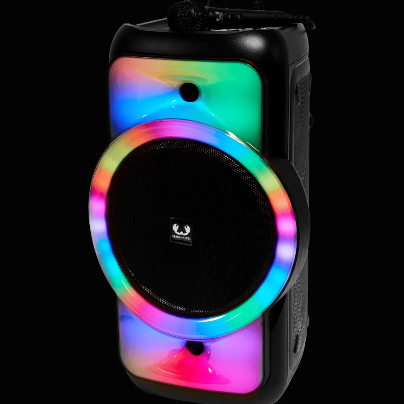 Fresh ’n Rebel draadloze partyspeaker met microfoon