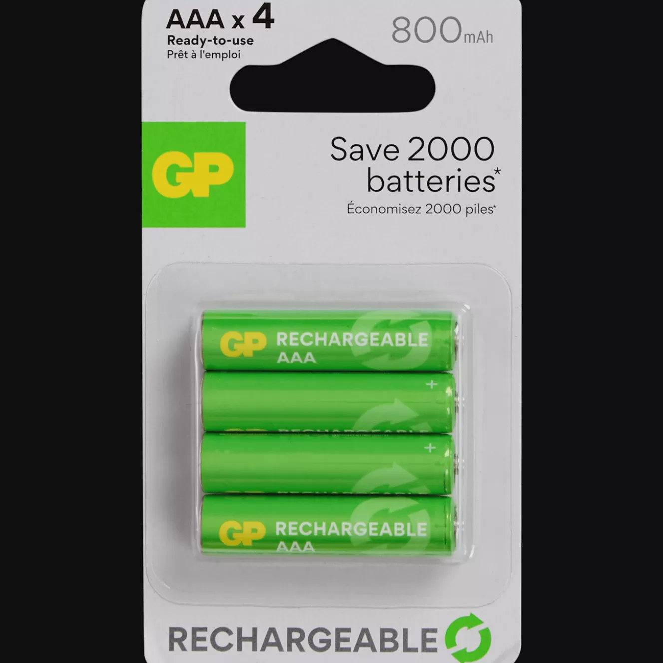 GP oplaadbare batterijen AAA