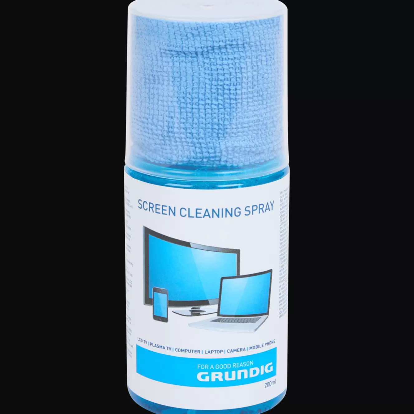 Grundig schermreinigingsspray