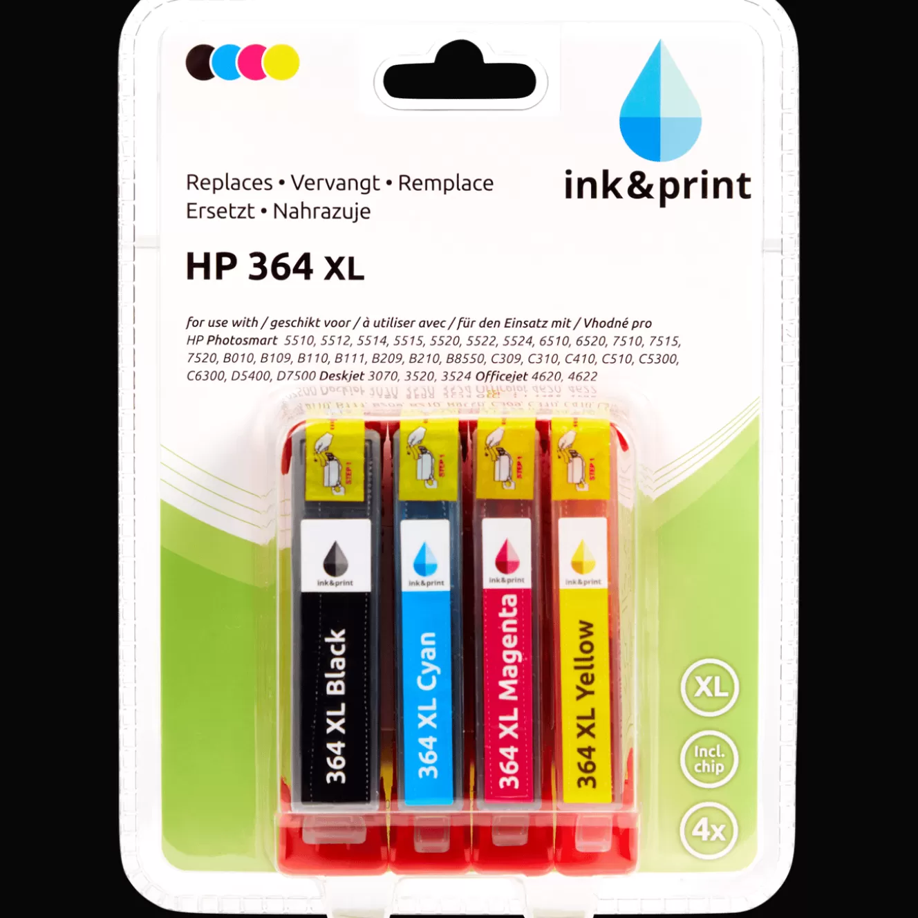 Action Ink & Print inktcartridges HP 364 XL