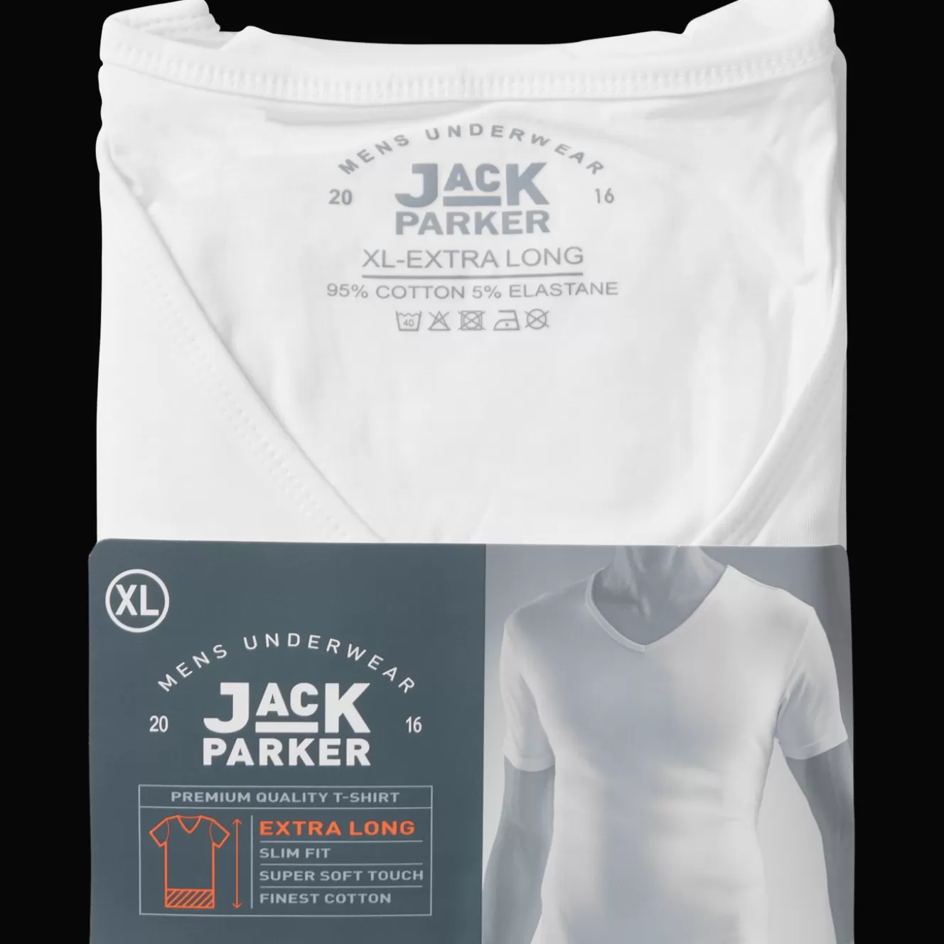 Jack Parker extra lang T-shirt