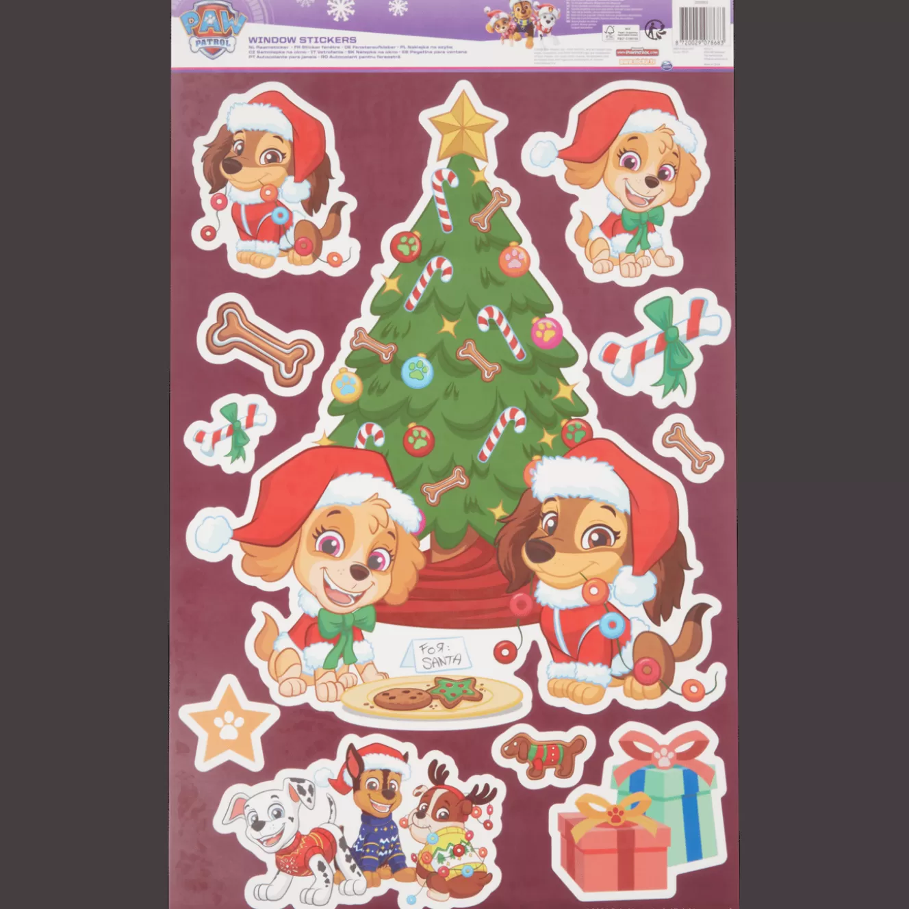 Action Kerst raamstickers