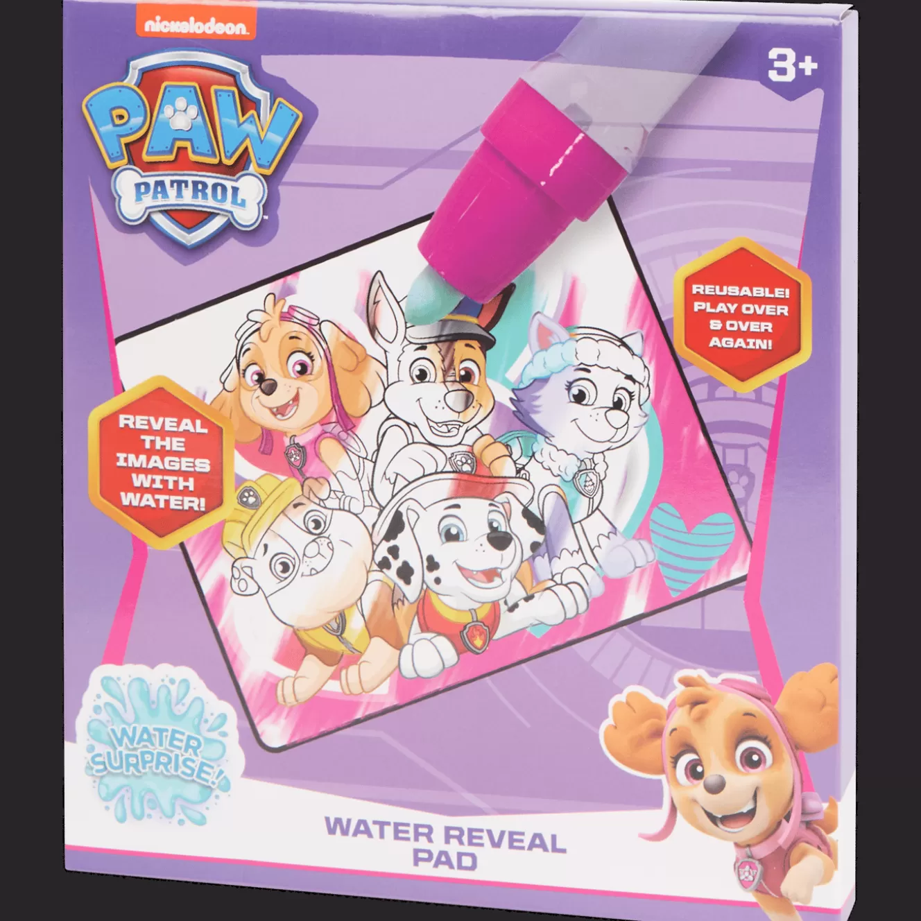 Paw Patrol Magische kleurplaat met waterstift