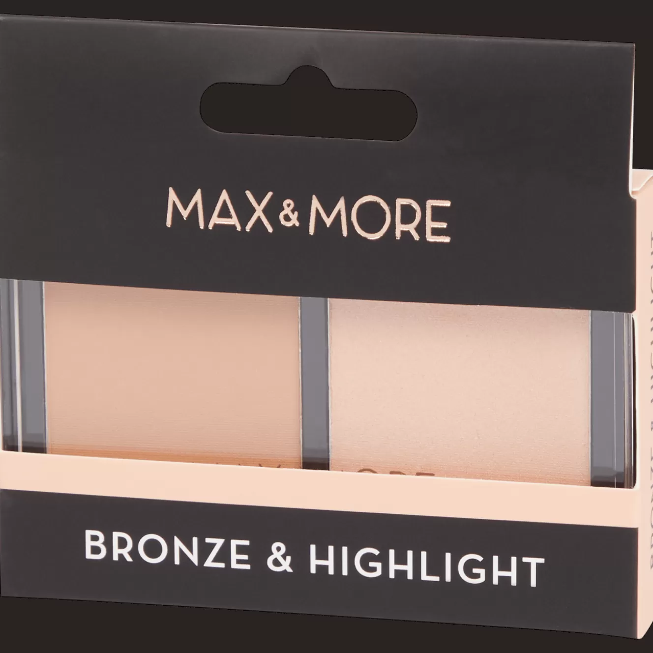 Max & More bronzer + highlighter