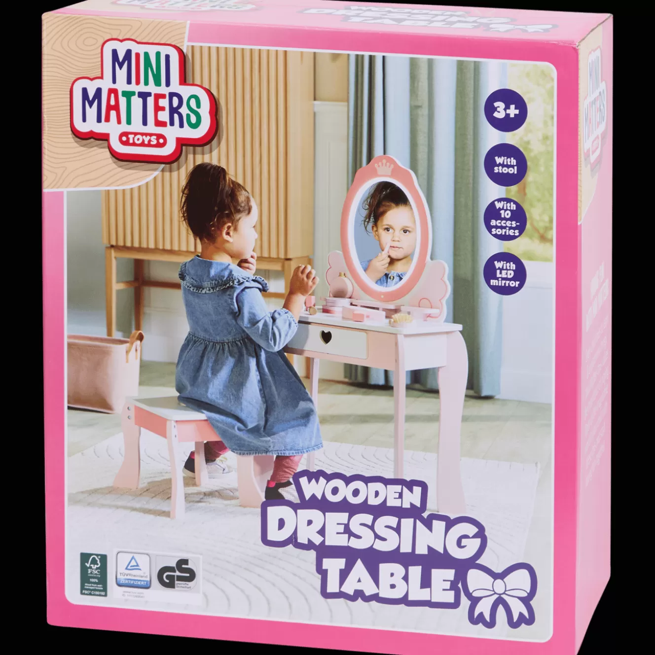 Mini Matters houten make-uptafel