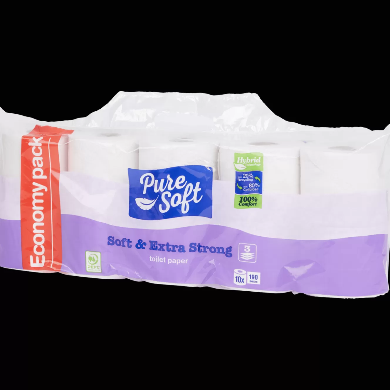 Pure Soft toiletpapier Soft & Extra Strong