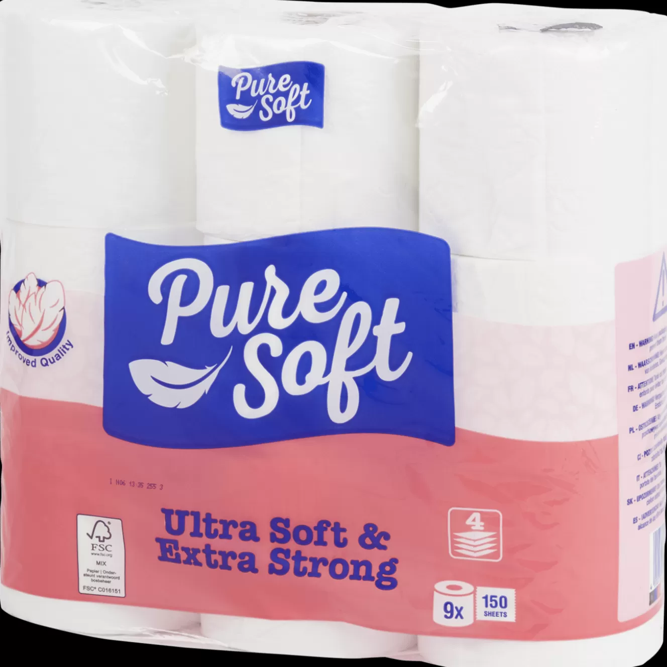 Pure Soft toiletpapier Ultra Soft & Extra Strong