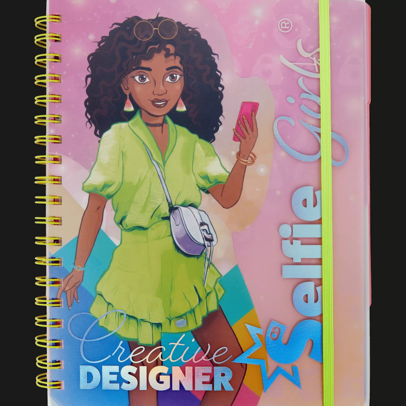 Action Selfie Girls Creative Designer kleurboek