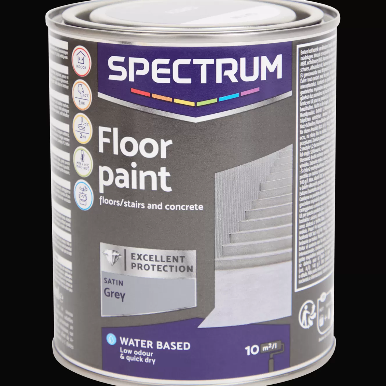 Spectrum betonvloerverf satin grey