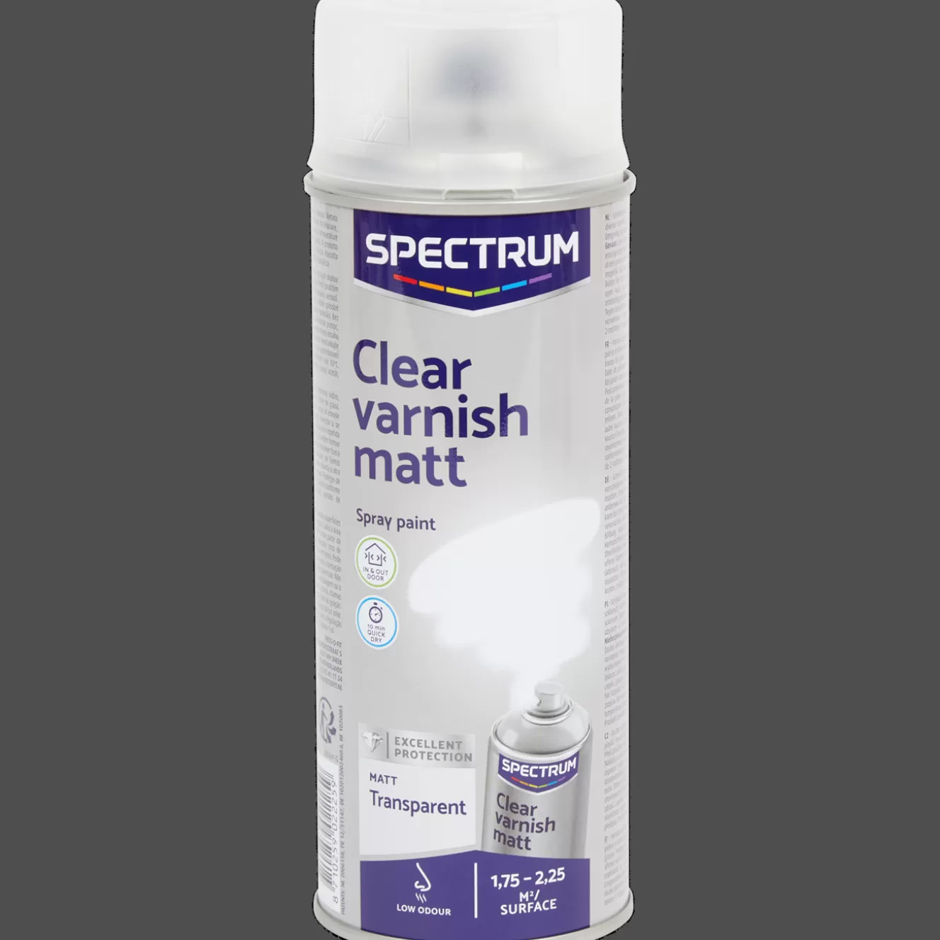 Spectrum blanke lak matte spuitverf transparant