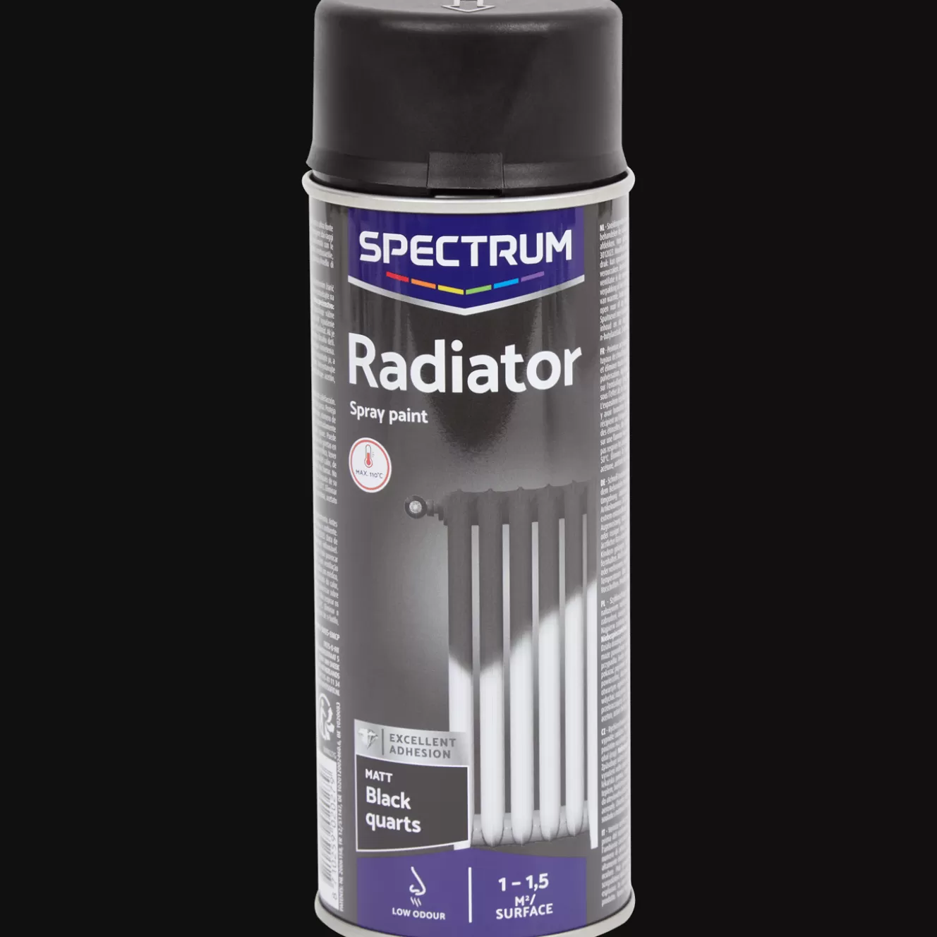 Spectrum matte radiatorlak zwart