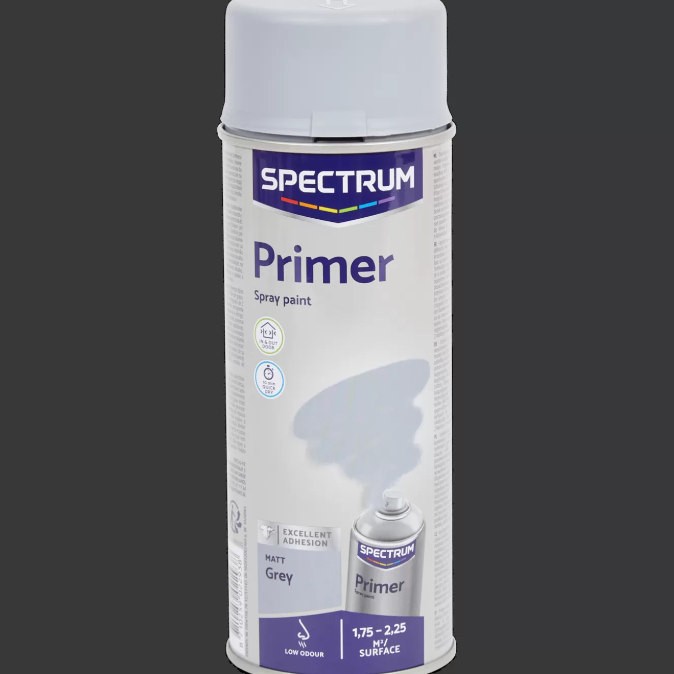 Spectrum primer spuitverf mat grijs