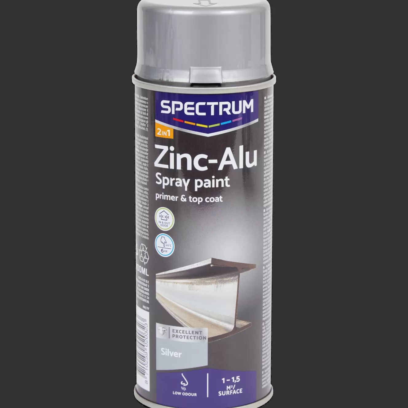 Spectrum zink-alu spuitverf zilver