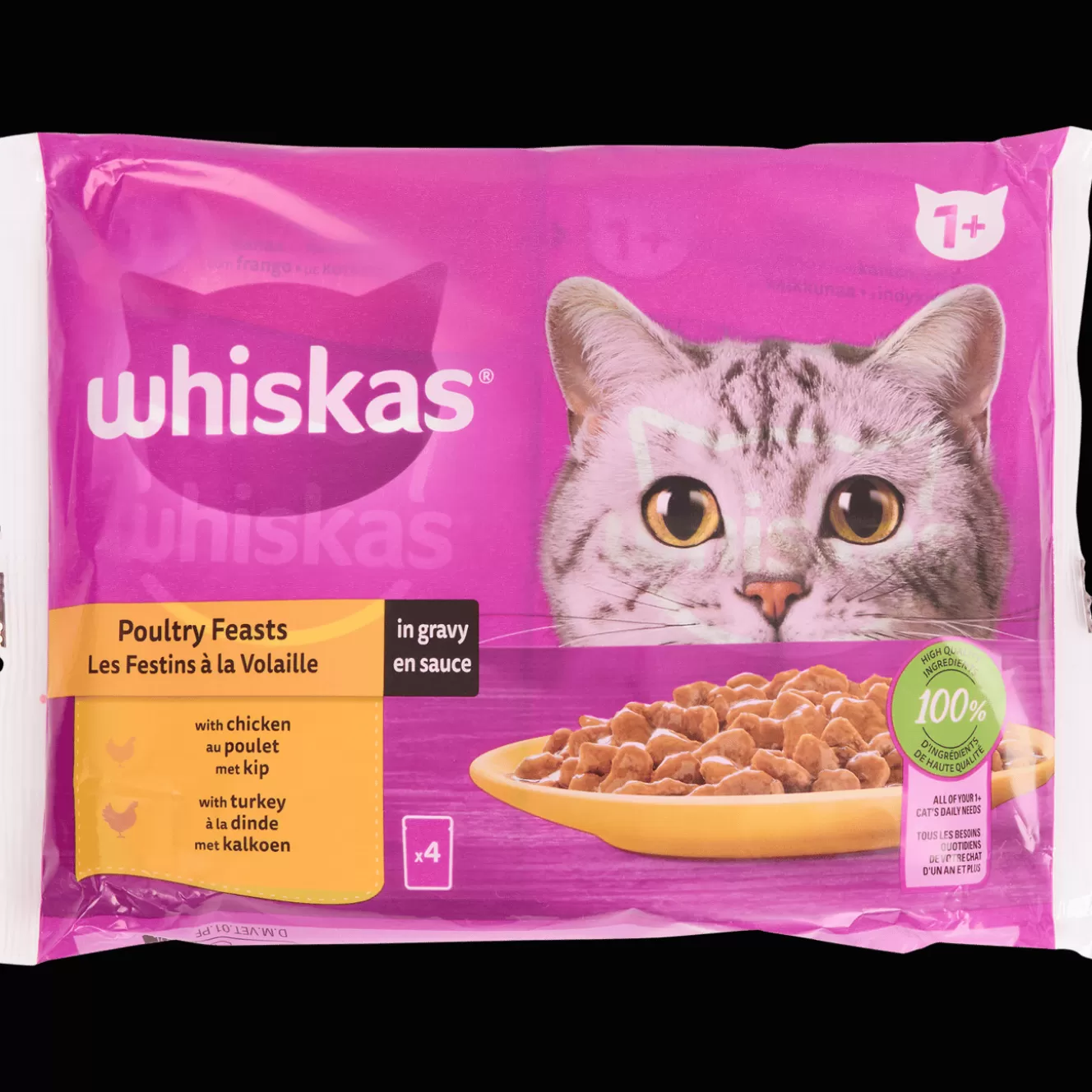 Whiskas maaltijdzakjes Gevogelte