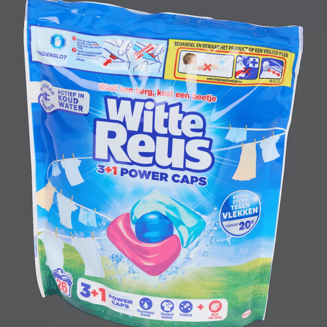 Witte Reus 3-in-1 wascapsules